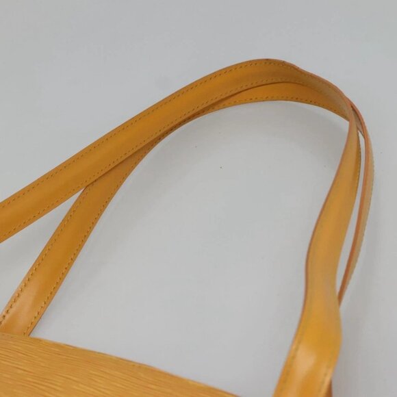 LOUIS VUITTON Epi Lussac Shoulder Bag Yellow LV Auth - Picture 9 of 16